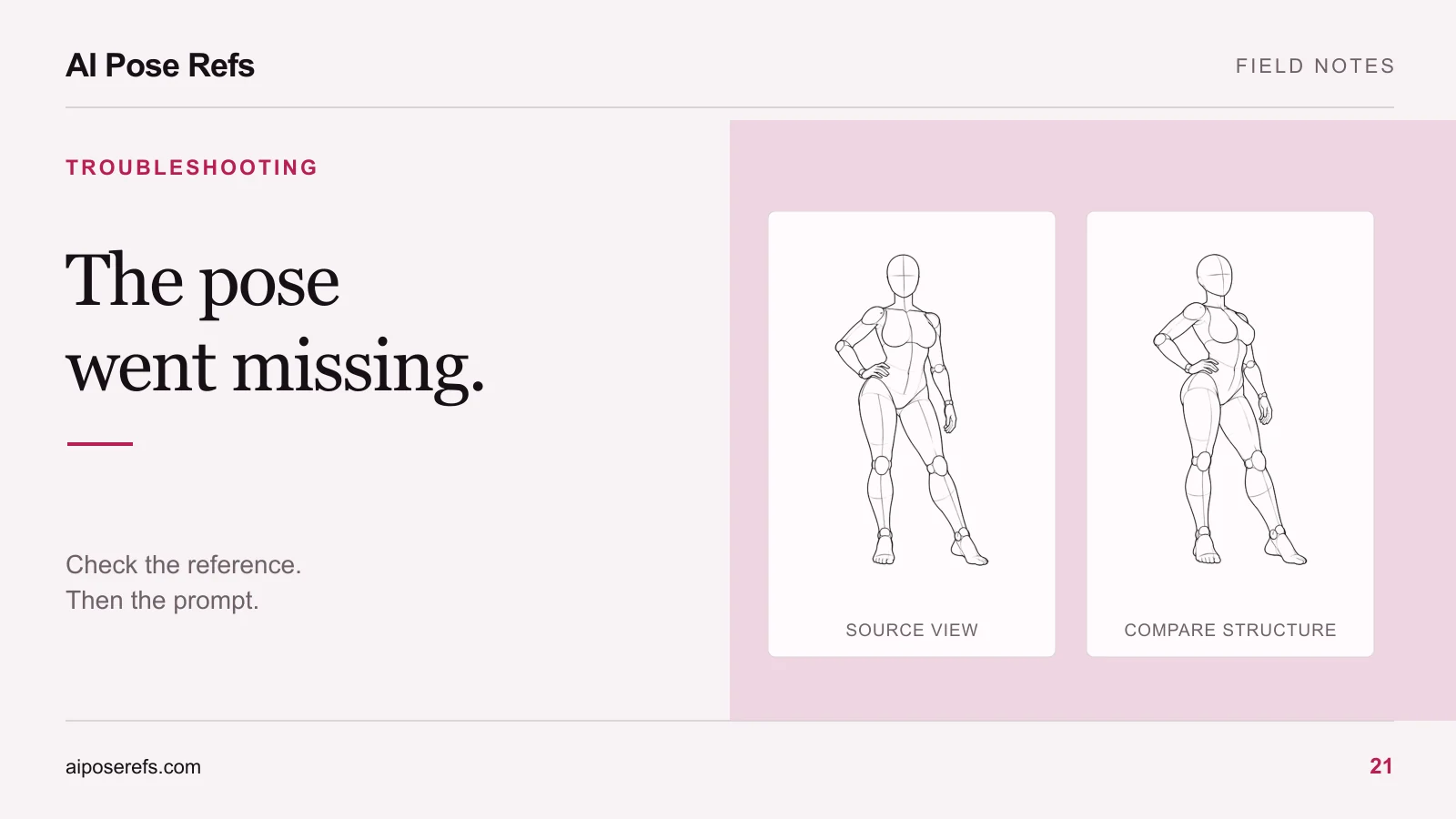 Why your AI image ignores the pose reference