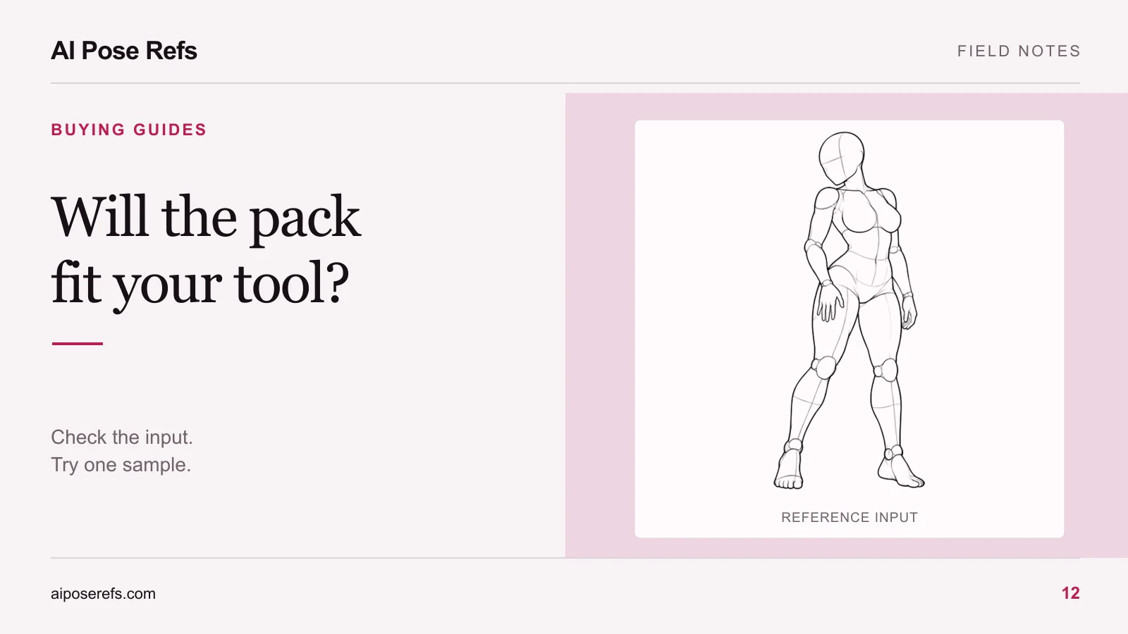 How to choose a pose reference pack for your AI image tool