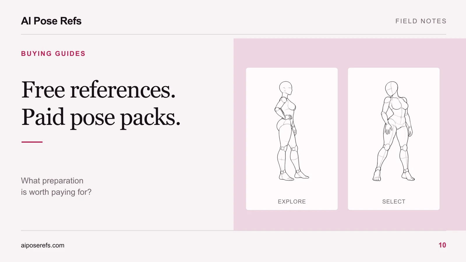 Free pose references vs paid pose packs: what is worth paying for?